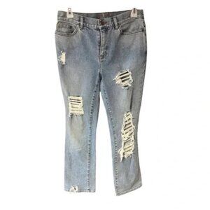 Ralph Lauren Jean Co Distressed Jeans